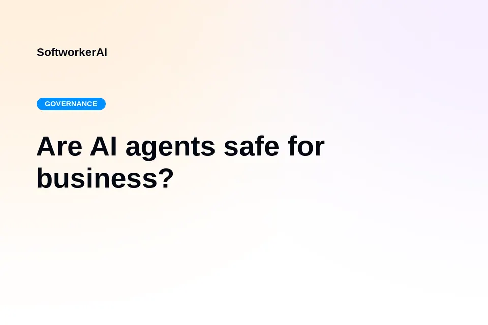 Are AI agents safe for business card thumbnail