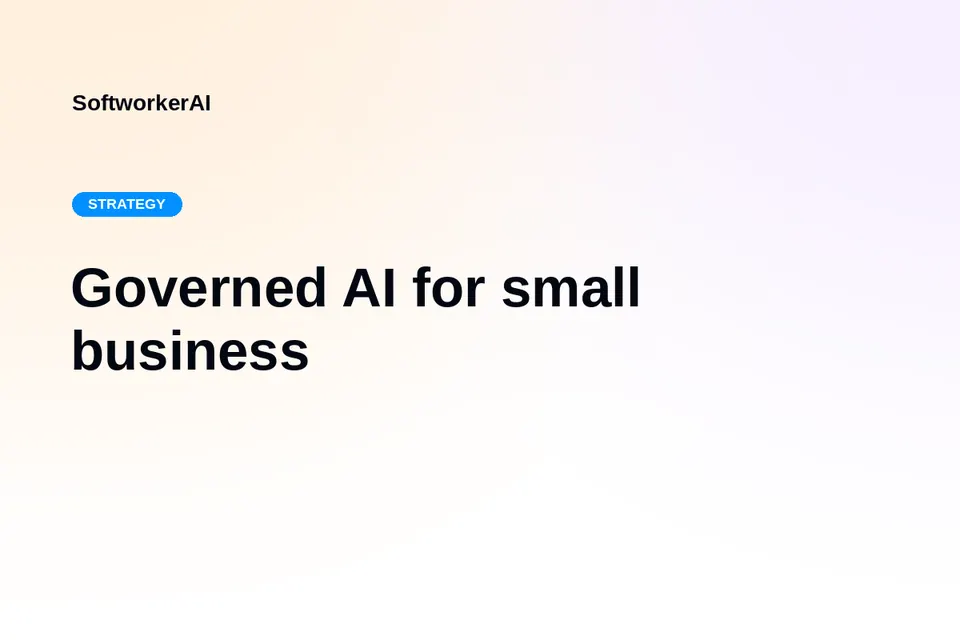 Governed AI for small business card thumbnail