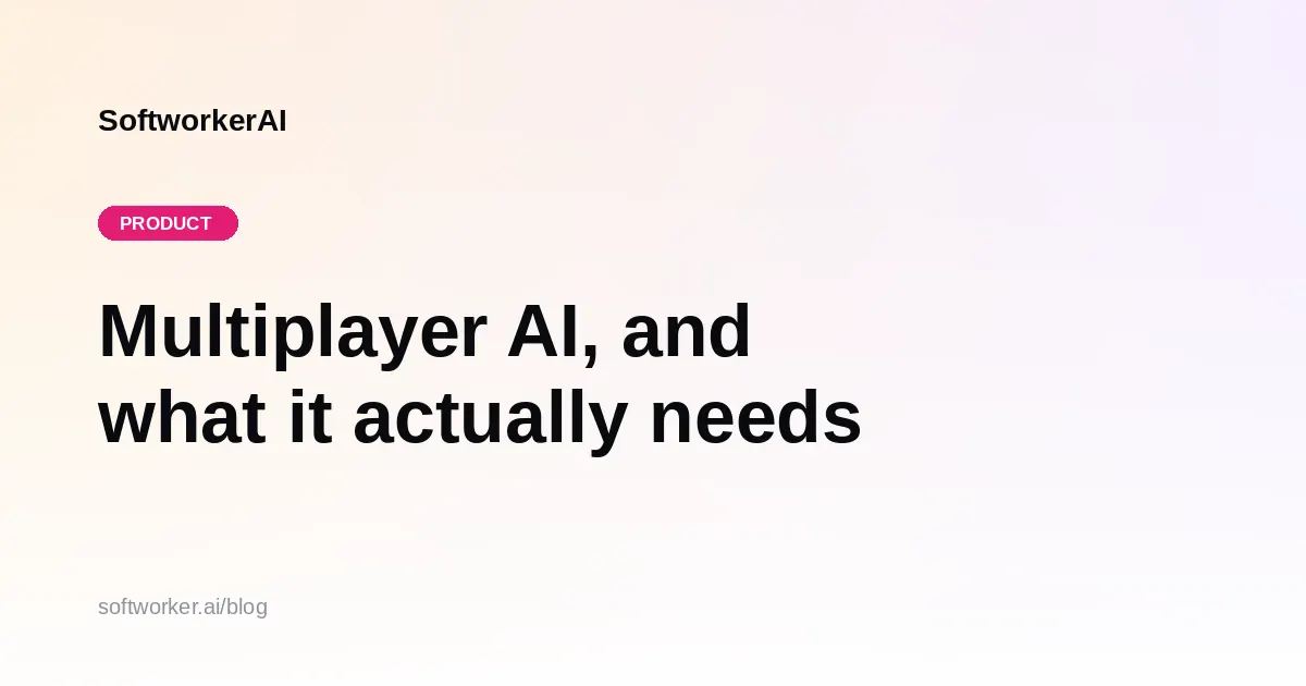 Several people and AI agents working inside one live shared session with an approval gate